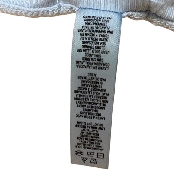 SKIMS Womens XS Light Blue Ribbed Sleeveless Dress Ribbed Long Maxi Bodycon - Picture 8 of 10